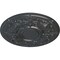 Ekena Millwork Oslo Ceiling Medallion (Fits Canopies up to 10 1/2"), Hand-Painted Pewter, 28 1/8"OD x 1 3/4"P CM28OSPES - alternate 4